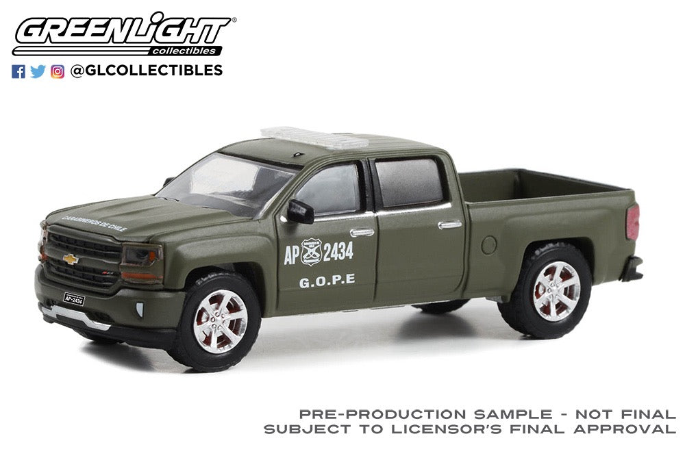 2018 Chevrolet Silverado Z71 Police
Carabineros de Chile - Group de Operaciones Policiales Especiales (GOPE)