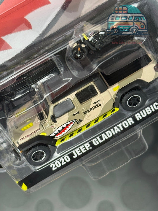 2020 Jeep Gladiator Rubicon - with Indian motorcycle Marine livery