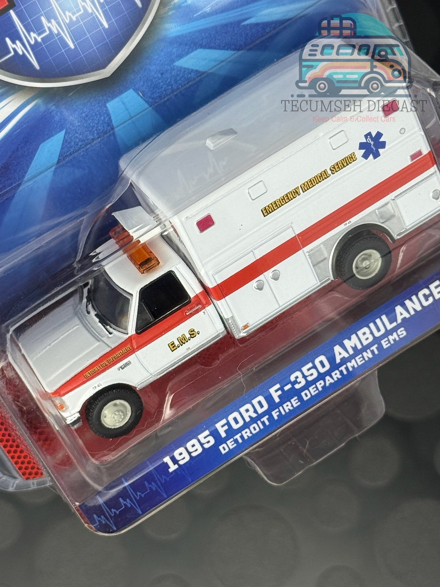 Ambulance Ford F-350 de 1995 avec le service d'incendie et de secours de Détroit