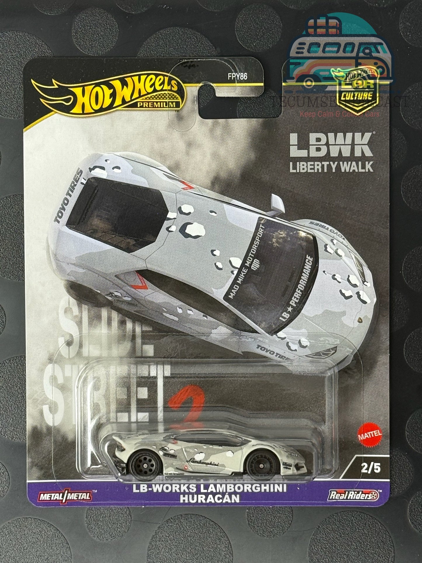 Car Culture Slide Street 2 - Lot de 5