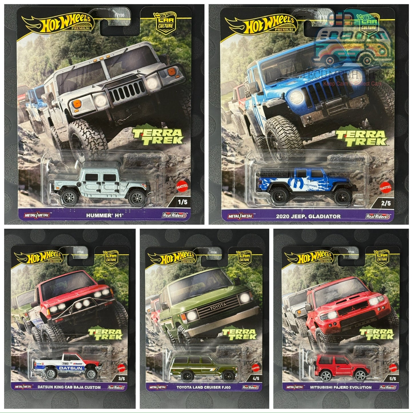 Car Culture 2024 Terra Trek - Set of 5