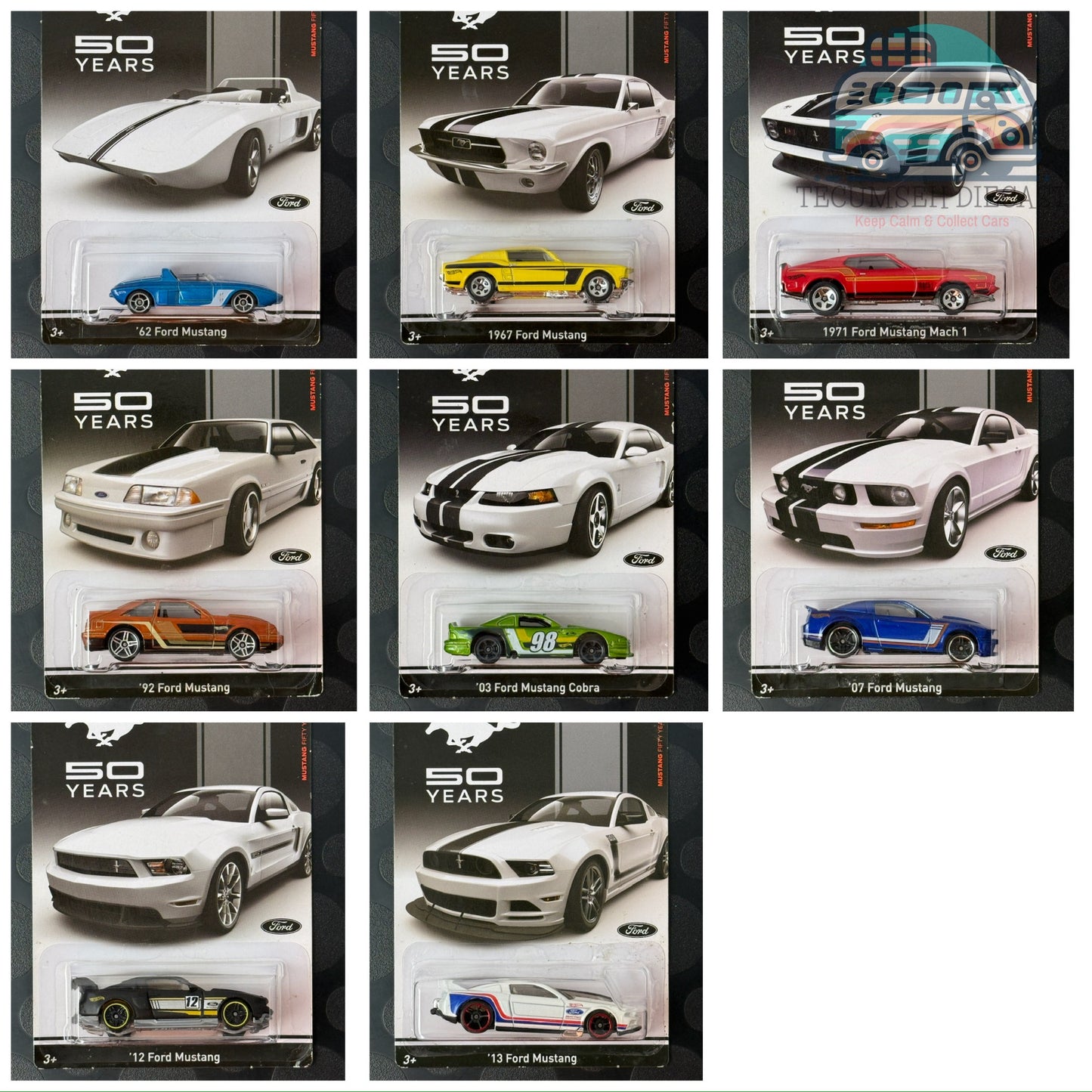 Mustang 50 Years Series - Set of 8