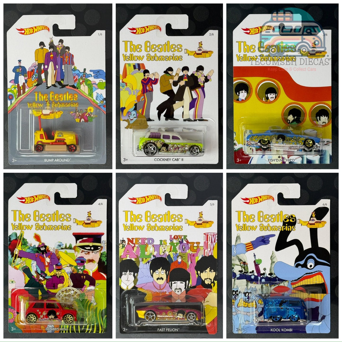 The Beatles Yellow Submarine Series - Set of 6