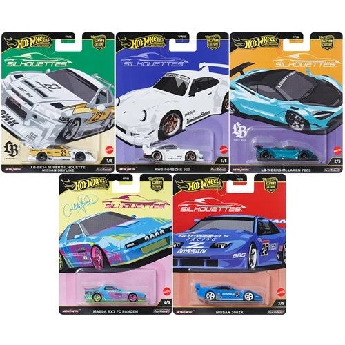 Car Culture 2025 Silhouettes - Set of 5