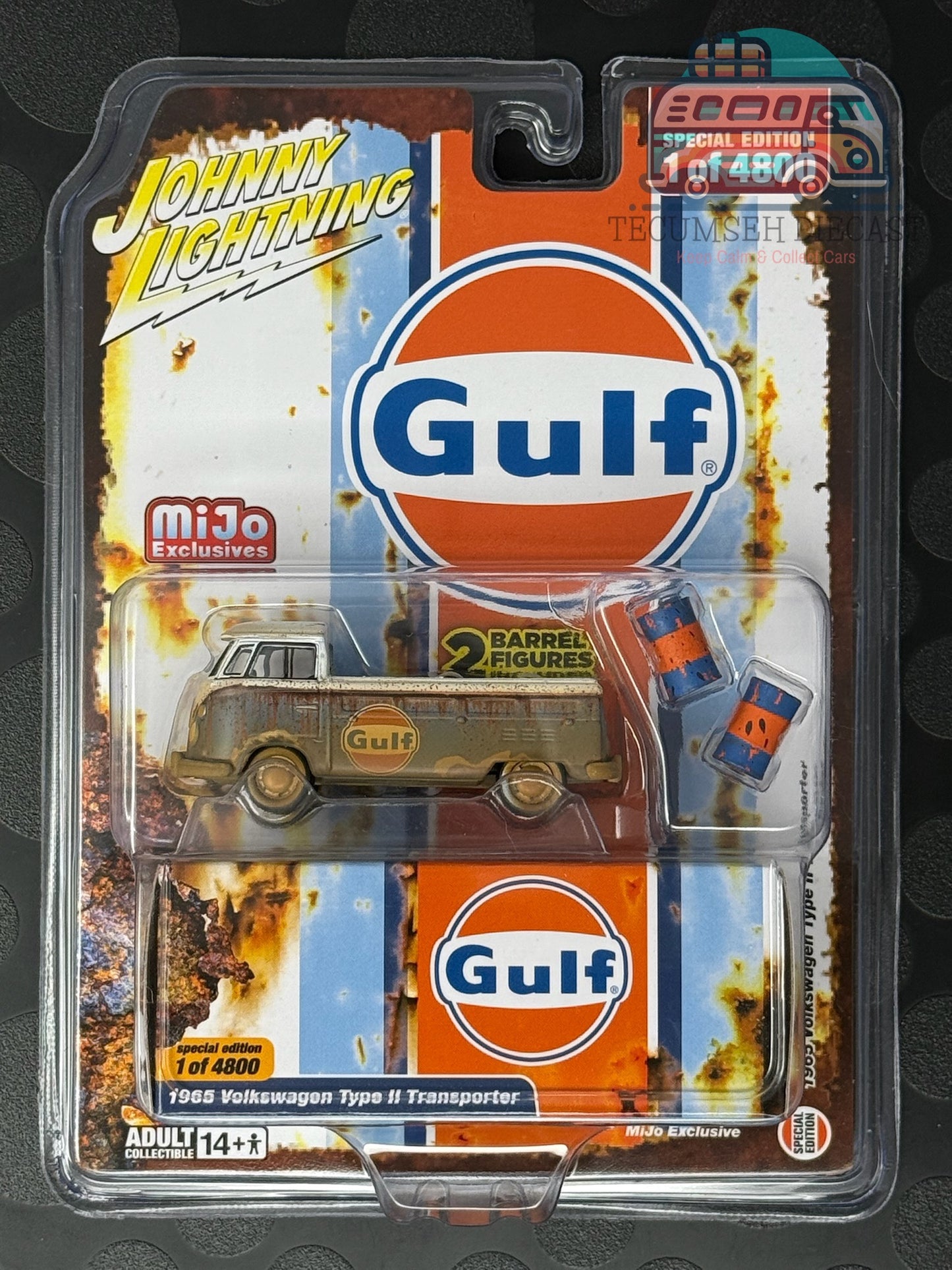 1965 Volkswagen Type 2 Transporter "Gulf" with 2 Gulf Oil Barrels