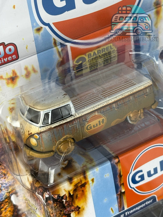1965 Volkswagen Type 2 Transporter "Gulf" with 2 Gulf Oil Barrels