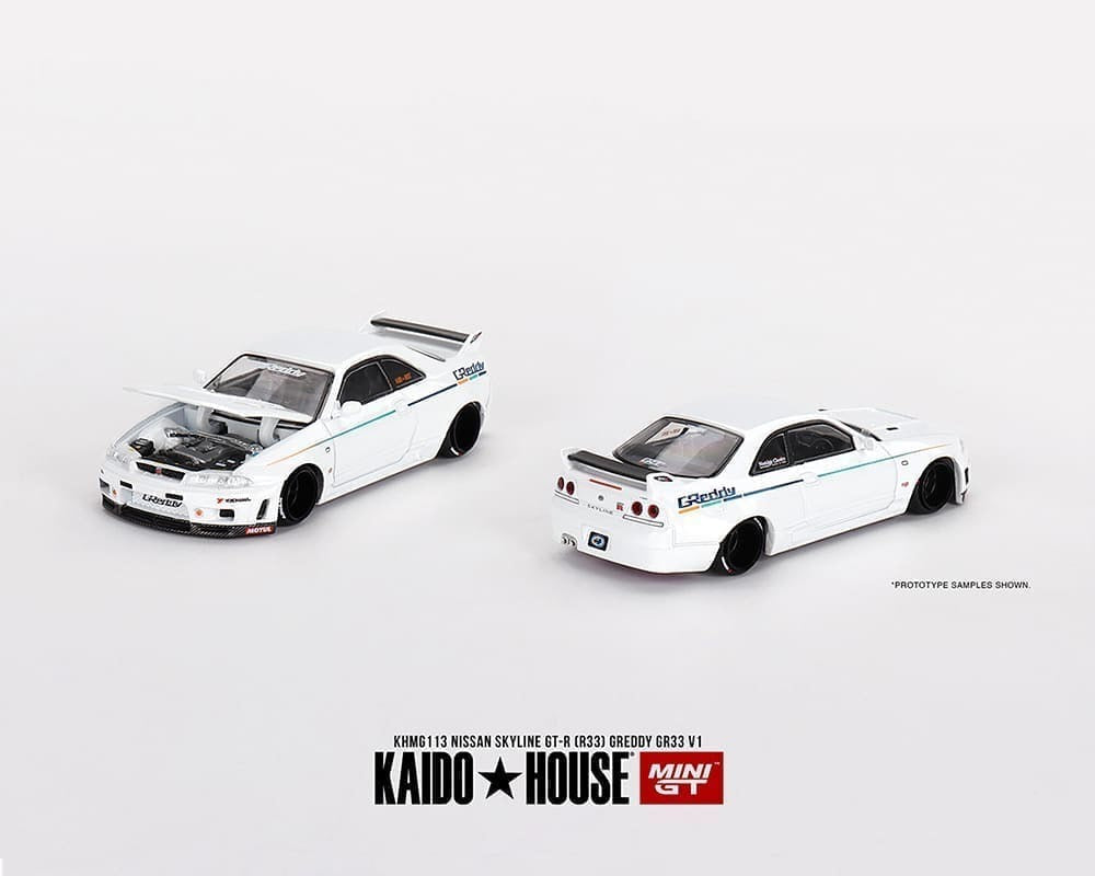 NIssan Skyline GT-R (R33) "GReddy GR33 V1" (White)