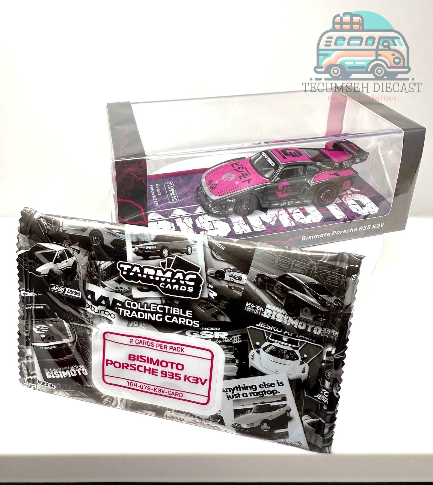 Bisimoto Porsche 935 K3V with Trading Cards - IXO Models Collab