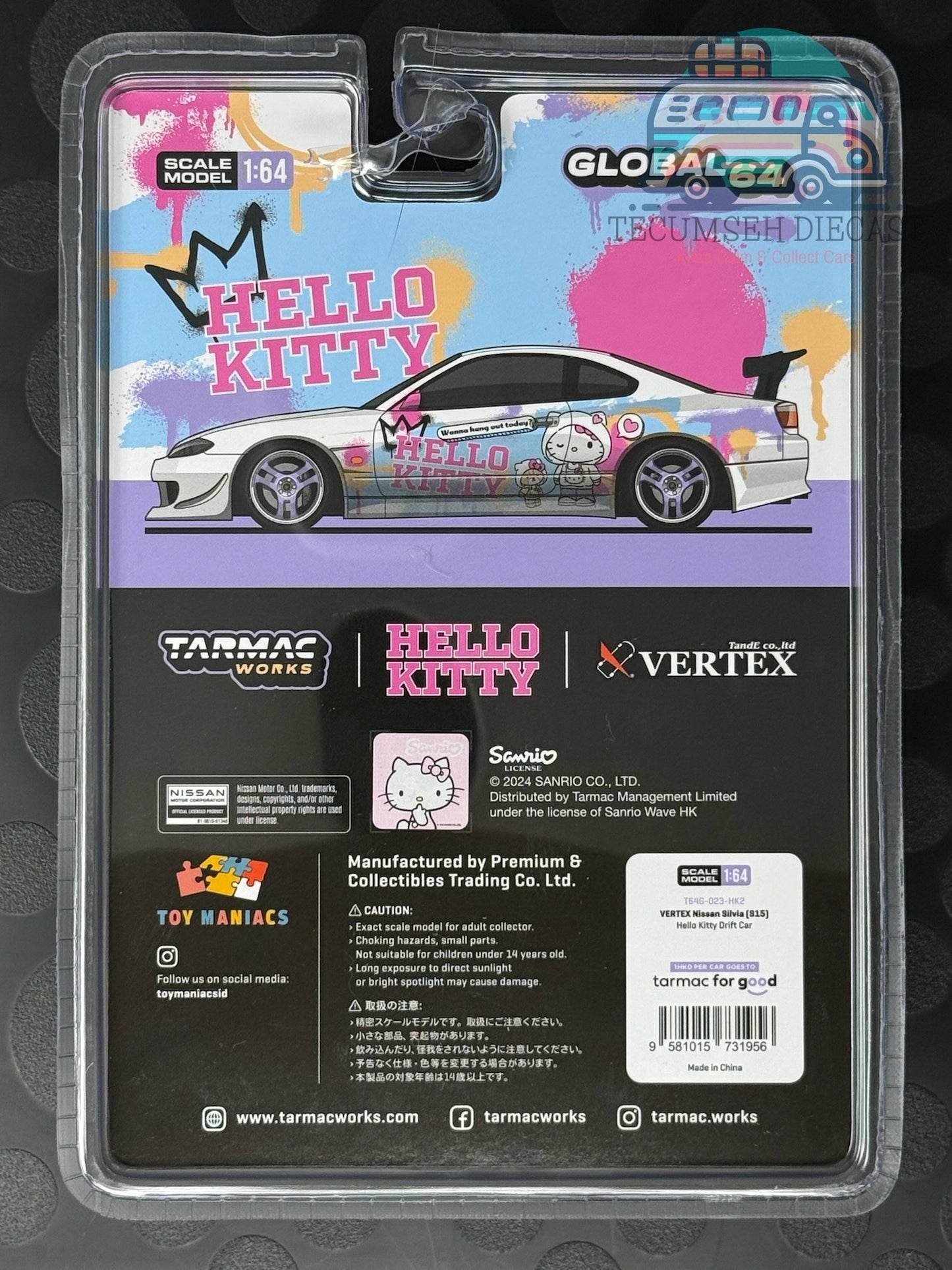 Nissan Silvia S15 Hello Kitty Édition Limitée Spéciale - Exclusivité Indonésienne