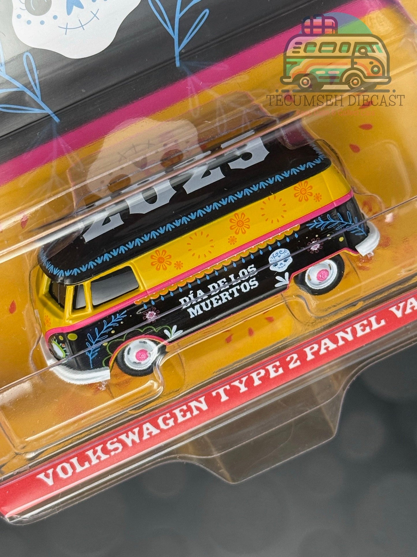 Volkswagen Type 2 Panel Van ft Día De Los Muertos