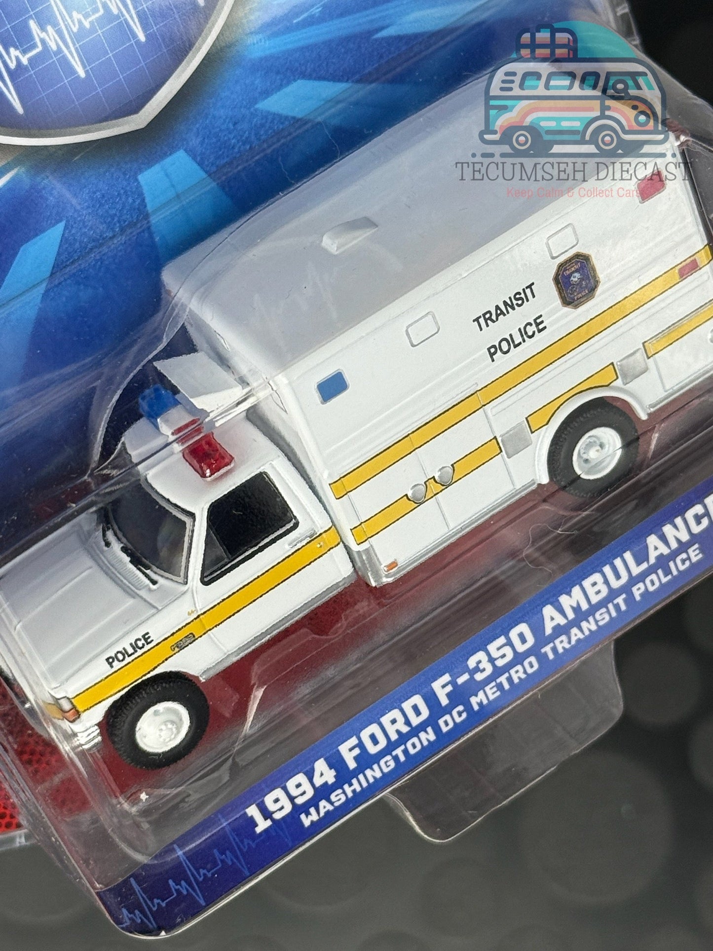 Ambulance Ford F-350 de 1994 avec la police des transports en commun de Washington DC