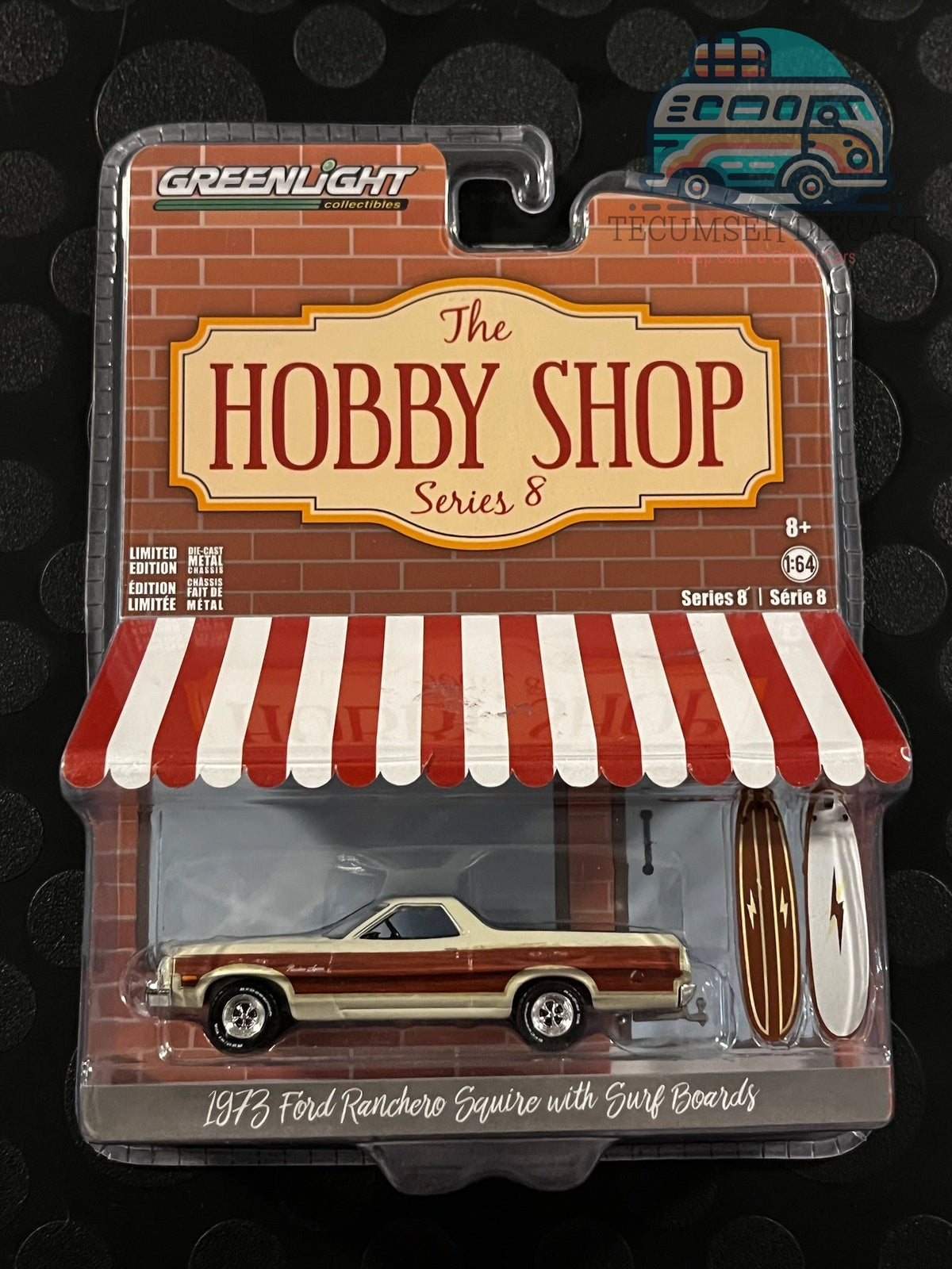 1973 Ranchero Model Kit 1973 Ford Ranchero Squire with Surf Boards – Tecumseh Diecast