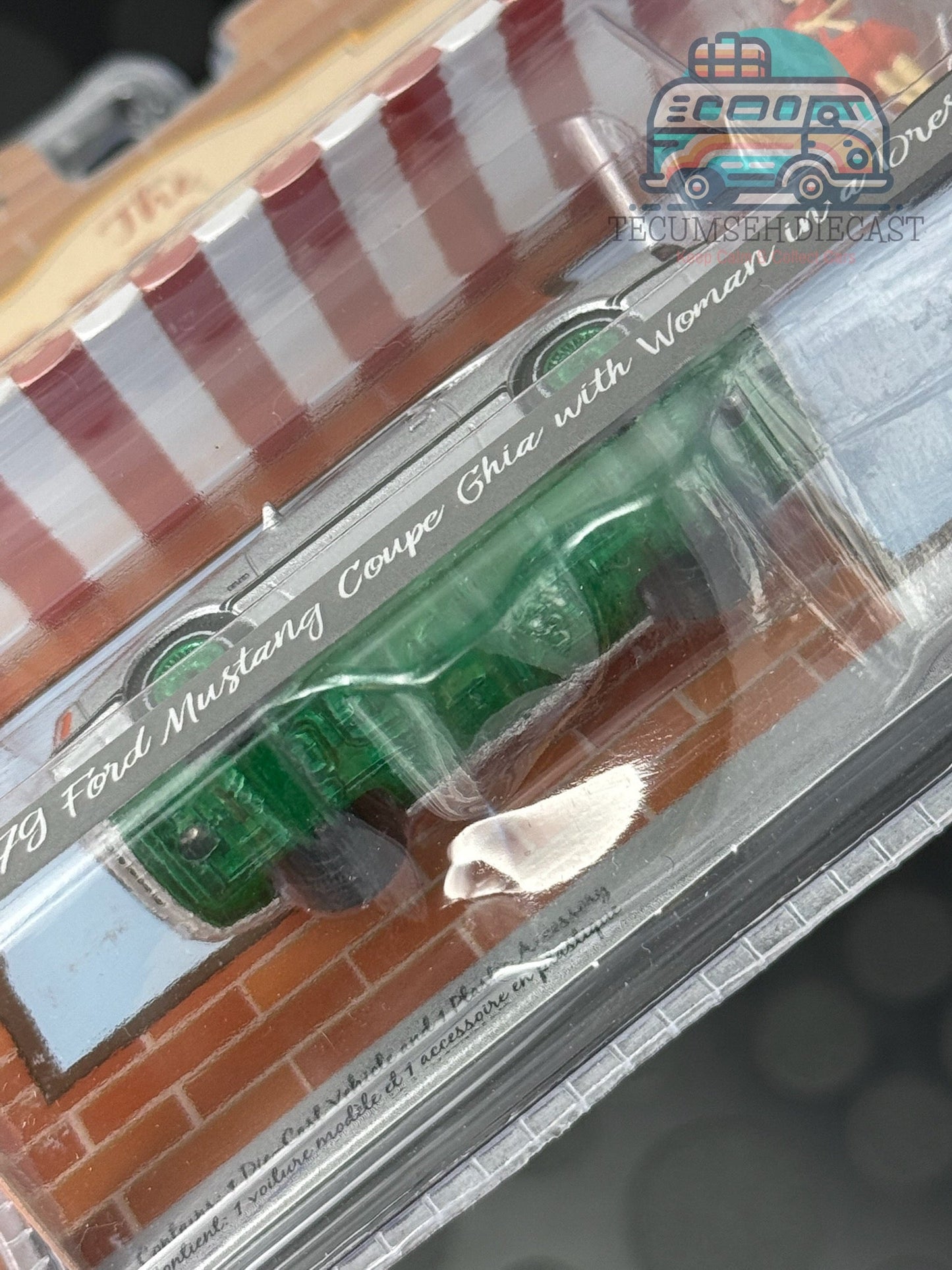 1979 Ford Mutsang Coupe Ghia with Woman in a Dress [GREENIE]