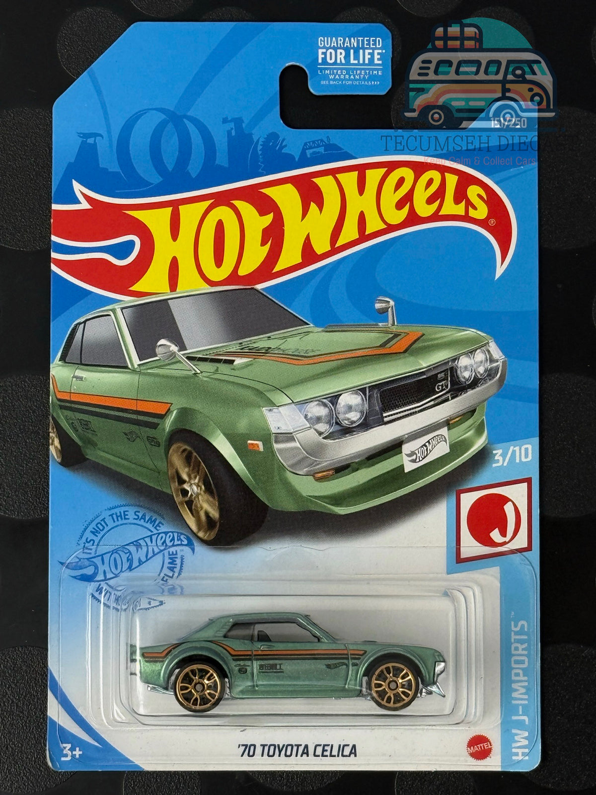 Toyota Celica de 1970 (1re couleur - Verte)