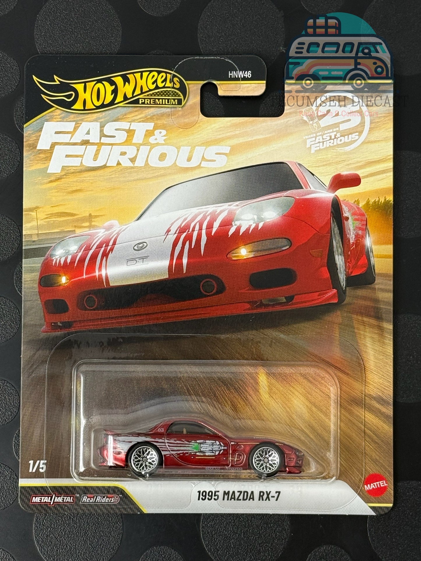 1995 Mazda RX-7 1970 (25 Years of Fast & Furious: The Fast & the Furious 1/5) [CHASE]