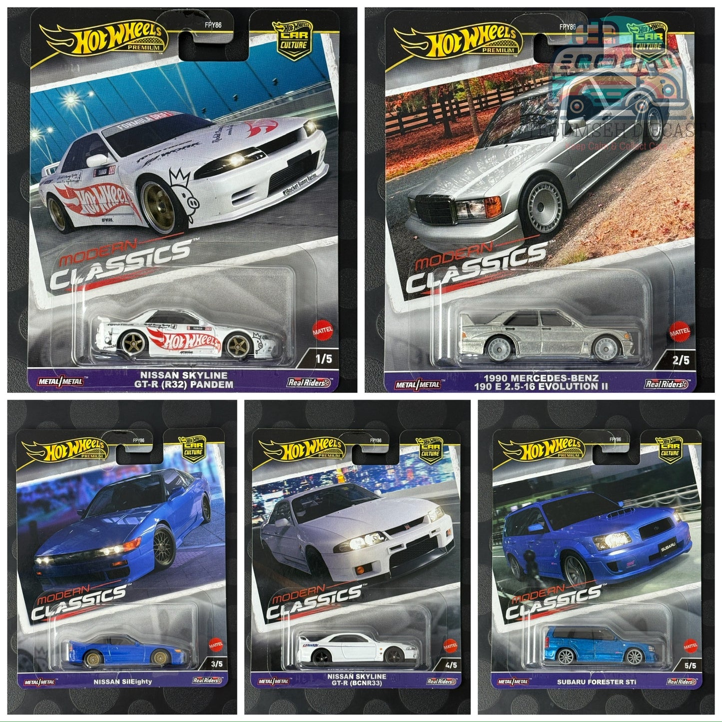 Culture automobile : Classiques modernes – Coffret de 5 (Classiques modernes)