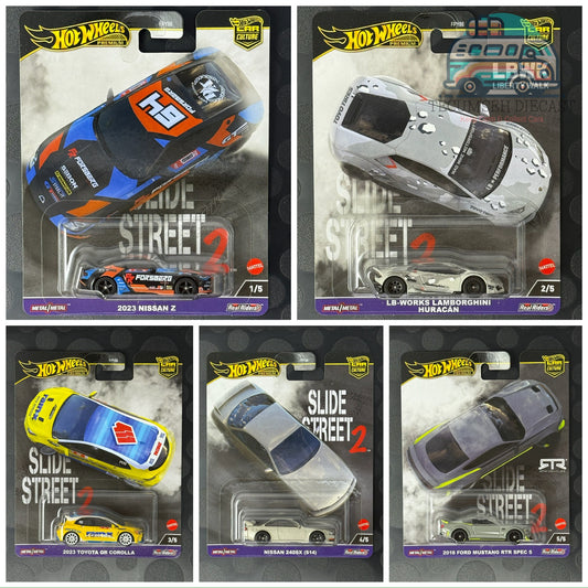 Car Culture Slide Street 2 - Lot de 5