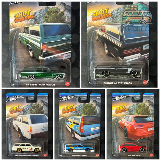 Hot Wagons Series - Set of 5