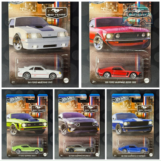 Mustang 60 Years Series - Set of 5