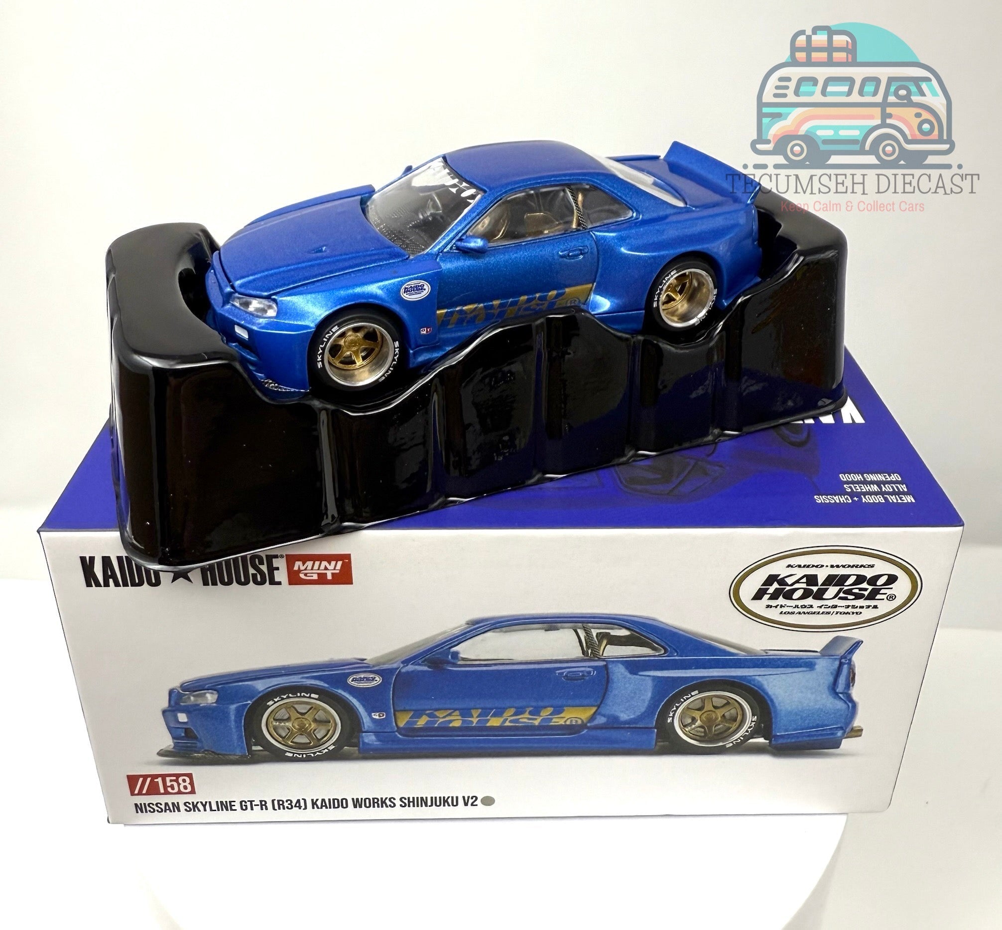 Nissan Skyline GT-R (R34) Shinjuku V2 Blue – Tecumseh Diecast