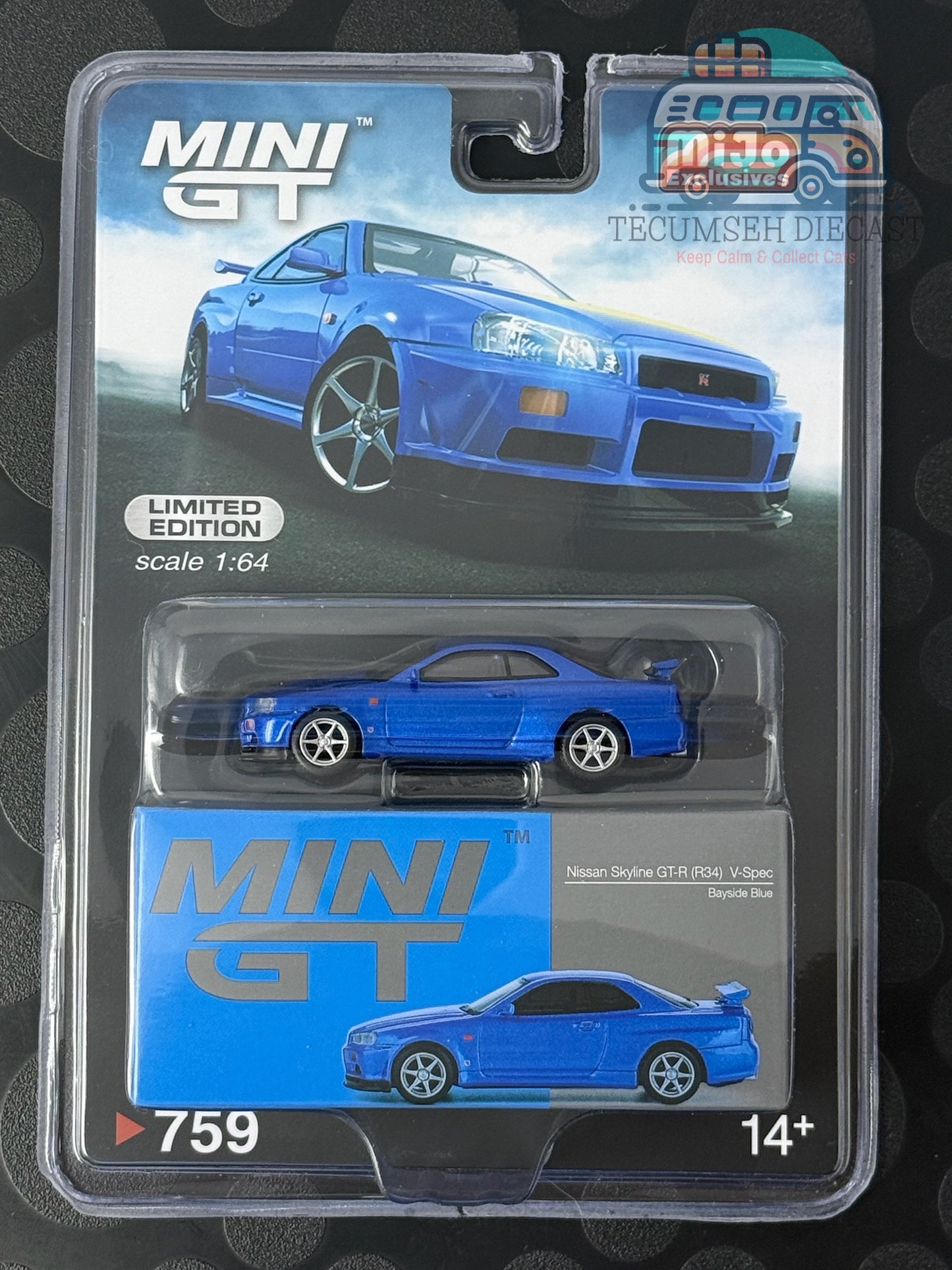 Nissan Skyline GT-R (R34) V-Spec - Bayside Blue