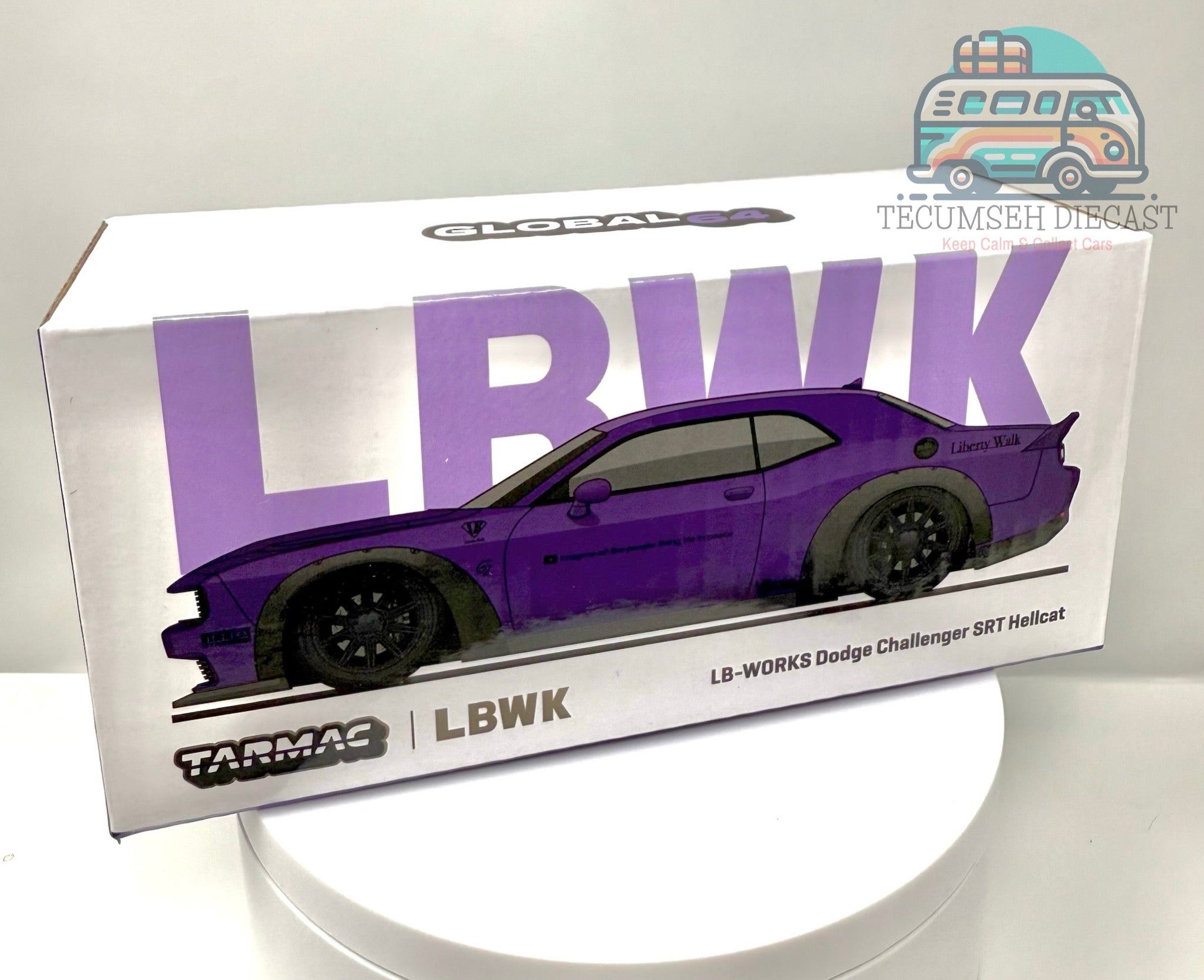 LB-Works Dodge Challenger SRT Hellcat with Truck – Tecumseh Diecast